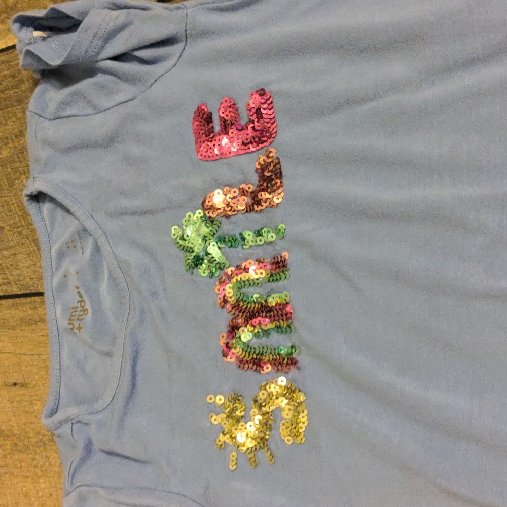 Sequenced Smile Dress with Pockets Size (4-5)
